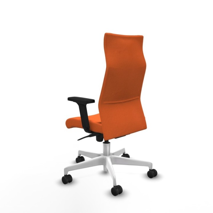 Albacete dirección sincro bali naranja brazos 2D base blanca ruedas 65 nailon