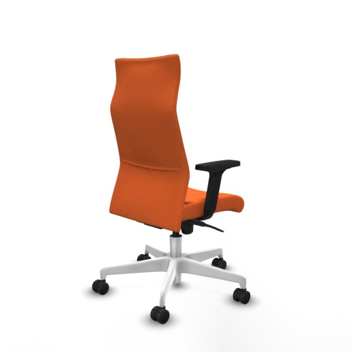 Albacete dirección sincro bali naranja brazos 2D base blanca ruedas 65 nailon