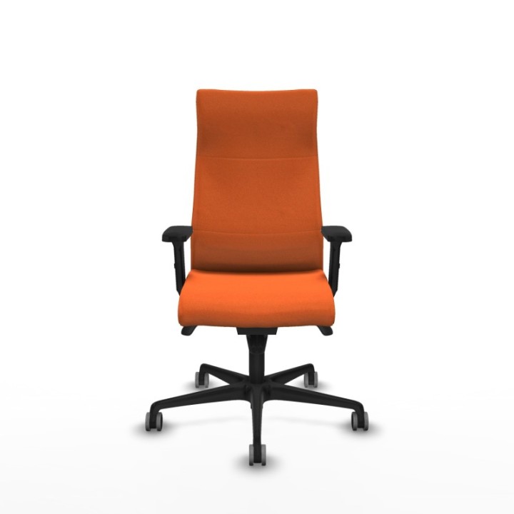 Albacete dirección sincro bali naranja brazos 2D base nailon ruedas 65 engomadas