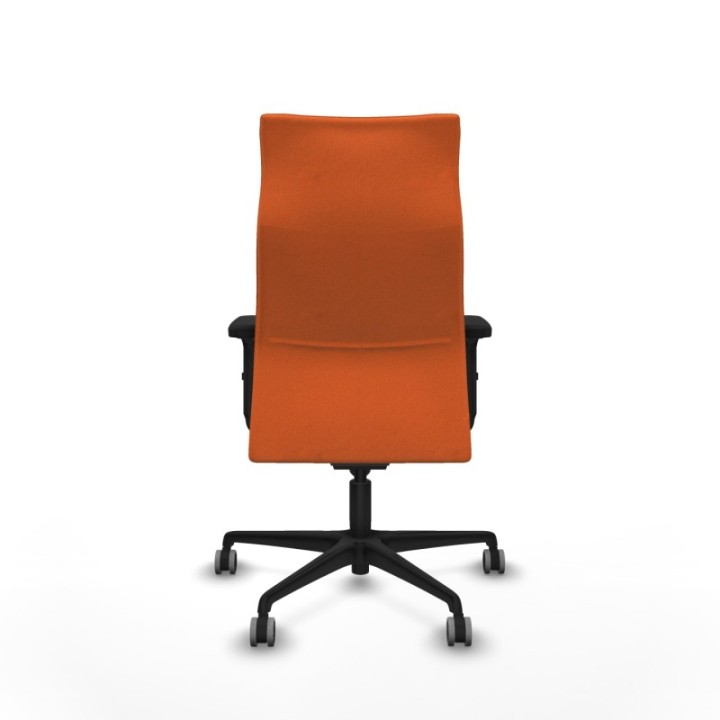 Albacete dirección sincro bali naranja brazos 2D base nailon ruedas 65 engomadas