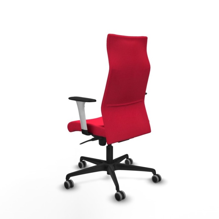 Albacete dirección sincro bali rojo brazos 1D blancos base nailon ruedas 65 engomadas