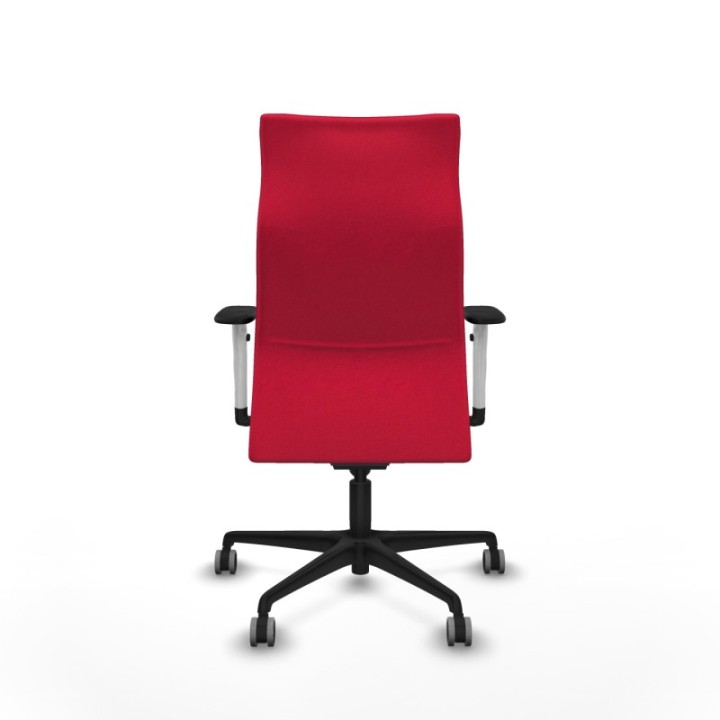 Albacete dirección sincro bali rojo brazos 1D blancos base nailon ruedas 65 engomadas