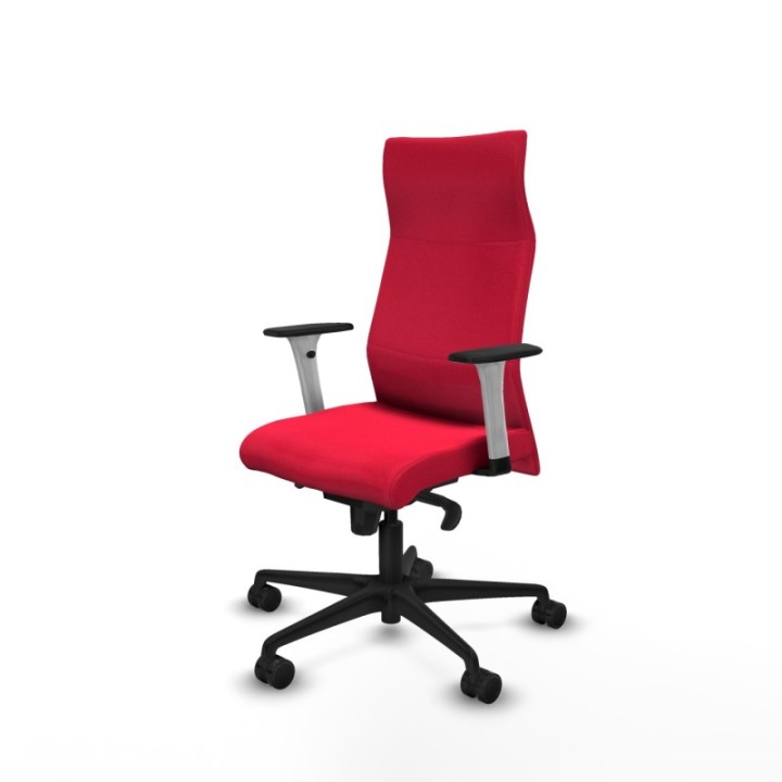 Albacete dirección sincro bali rojo brazos 1D blancos base nailon ruedas 65 nailon