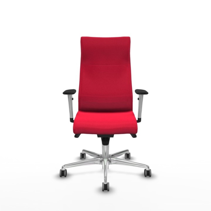 Albacete dirección sincro bali rojo brazos 1D blancos base aluminio ruedas 65 engomadas