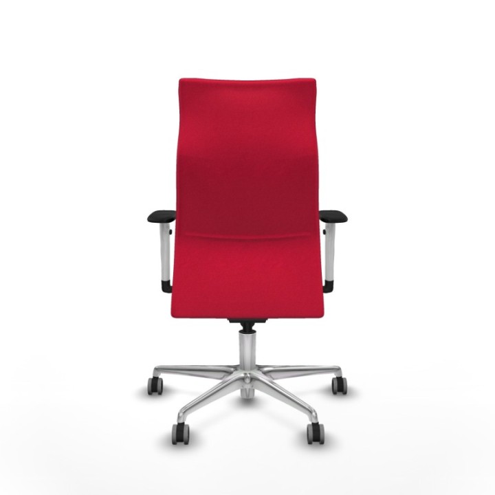 Albacete dirección sincro bali rojo brazos 1D blancos base aluminio ruedas 65 engomadas