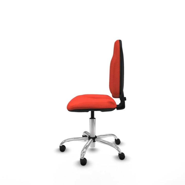 Algarra CP bali naranja oscuro  base cromada ruedas engomadas 50mm