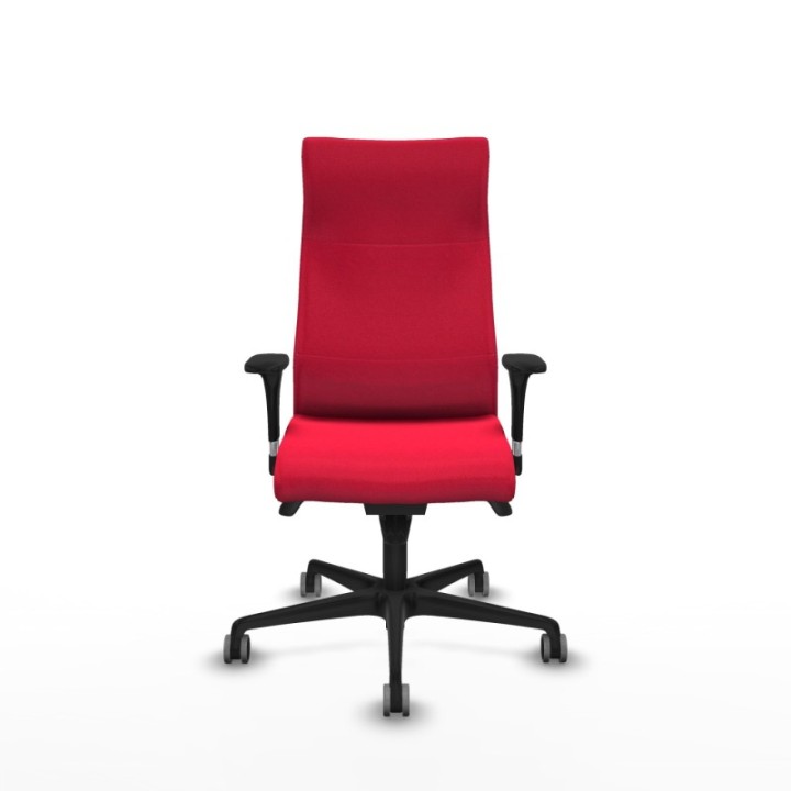 Albacete dirección sincro bali rojo brazos 1D cromados base nailon ruedas 65 engomadas