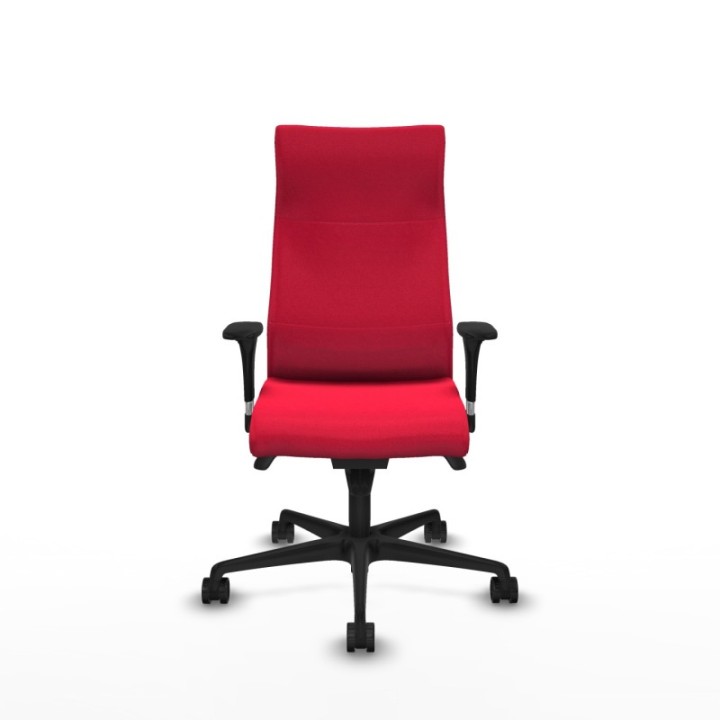 Albacete dirección sincro bali rojo brazos 1D cromados base nailon ruedas 65 nailon