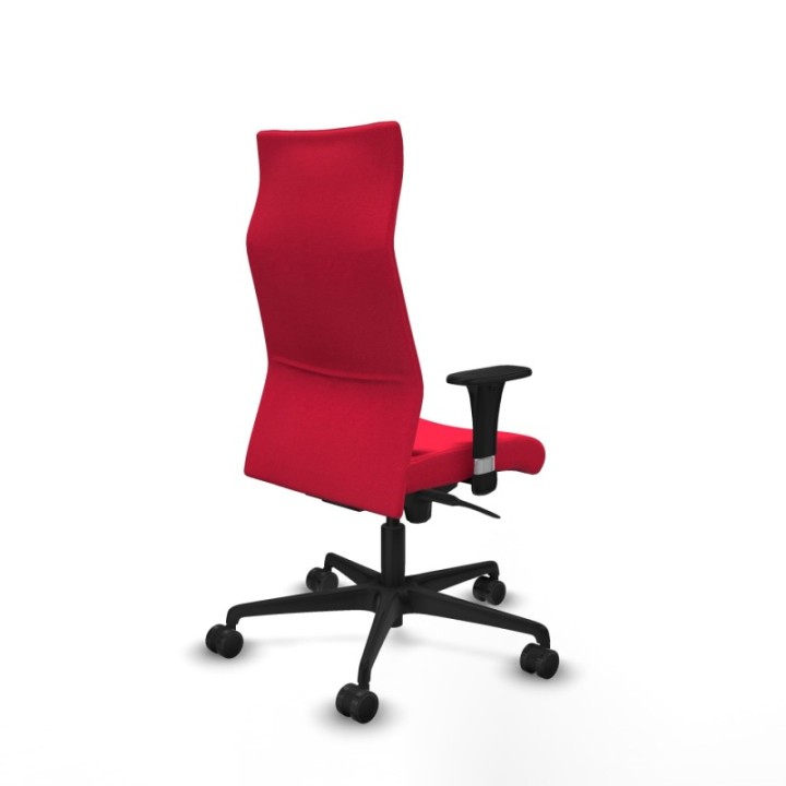 Albacete dirección sincro bali rojo brazos 1D cromados base nailon ruedas 65 nailon