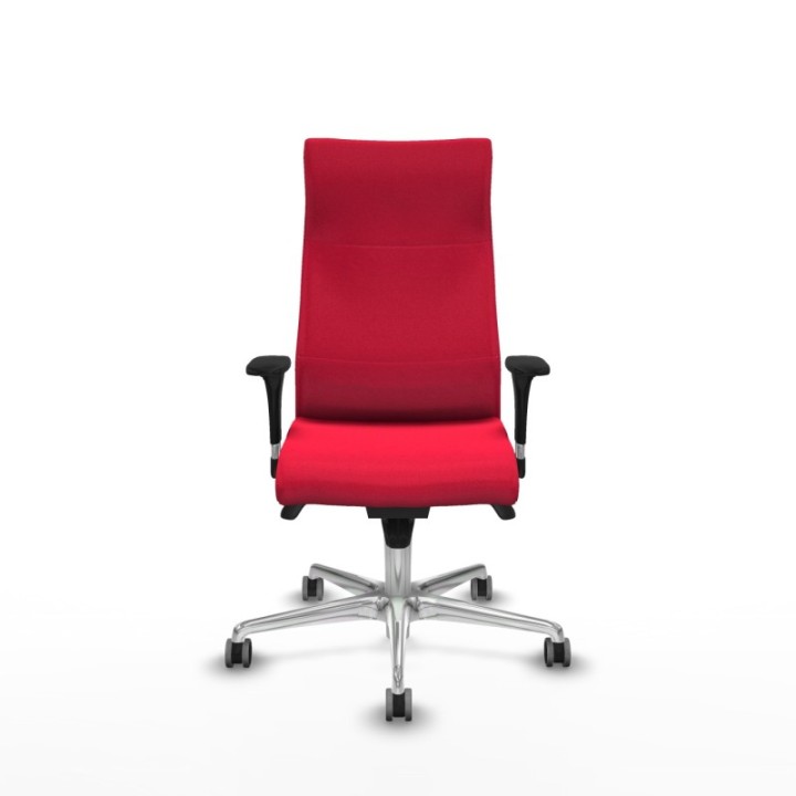 Albacete dirección sincro bali rojo brazos 1D cromados base aluminio ruedas 65 engomadas