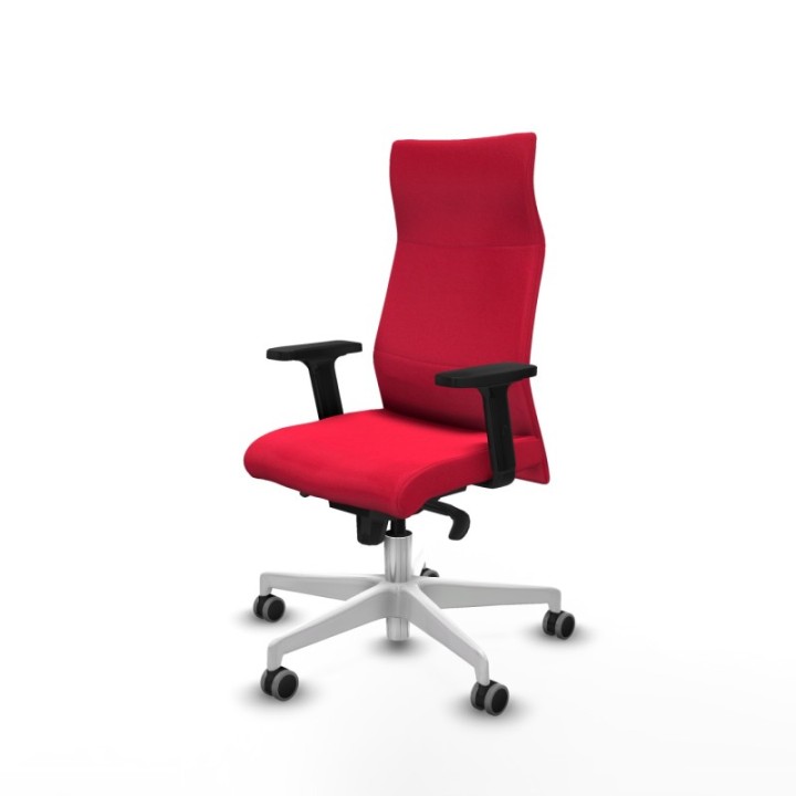 Albacete dirección sincro bali rojo brazos 2D base blanca ruedas 65 engomadas