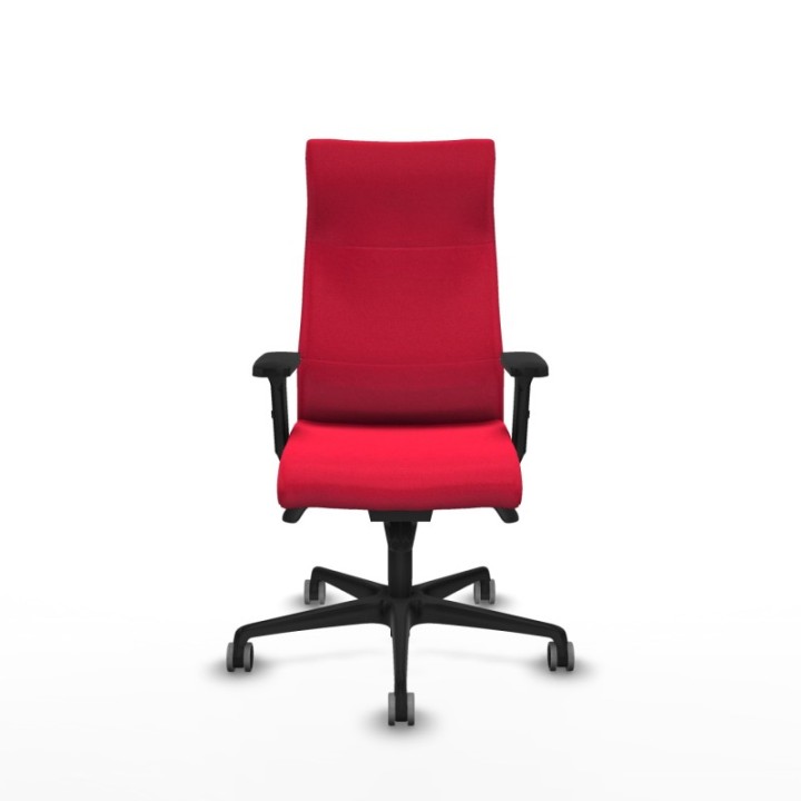 Albacete dirección sincro bali rojo brazos 2D base nailon ruedas 65 engomadas