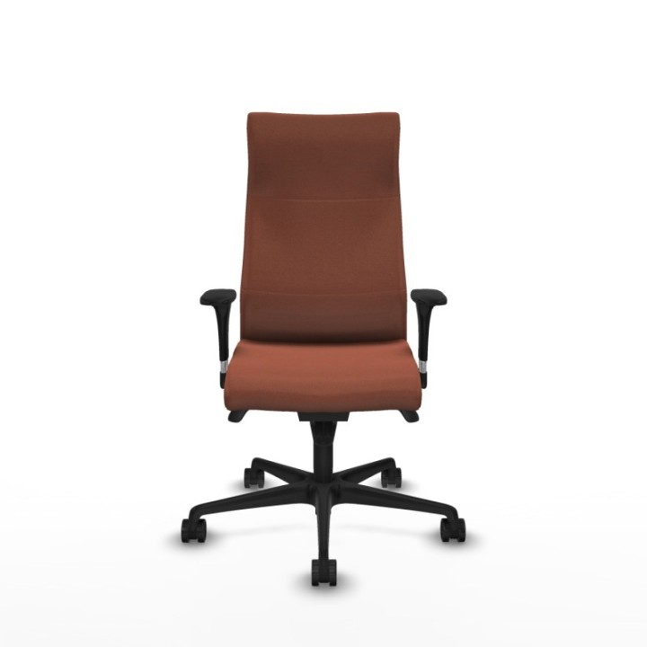 Albacete dirección sincro bali marrón brazos 1D cromados base nailon ruedas 65 nailon