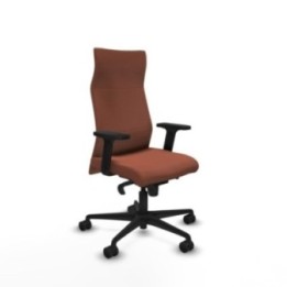 Albacete dirección sincro bali marrón brazos 2D base nailon ruedas 65 nailon