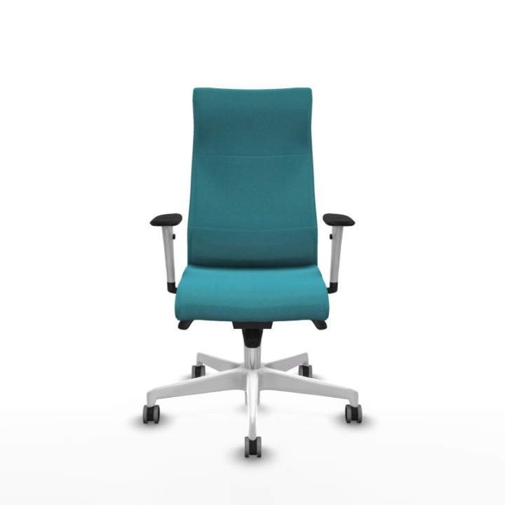 Albacete dirección sincro bali turquesa brazos 1D blancos base blanca ruedas 65 engomadas