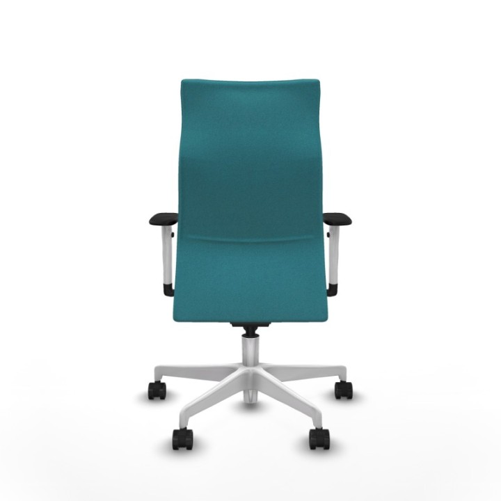 Albacete dirección sincro bali turquesa brazos 1D blancos base blanca ruedas 65 nailon