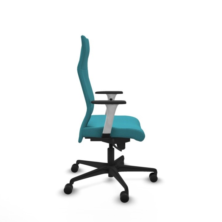 Albacete dirección sincro bali turquesa brazos 1D blancos base nailon ruedas 65 nailon