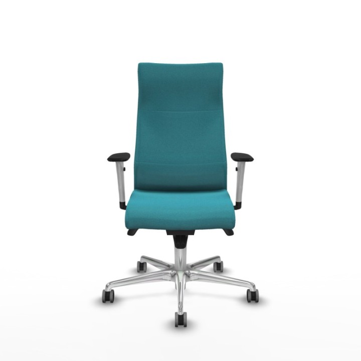 Albacete dirección sincro bali turquesa brazos 1D blancos base aluminio ruedas 65 engomadas