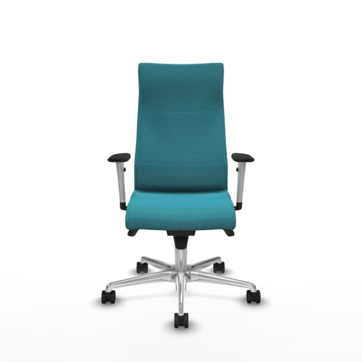 Albacete dirección sincro bali turquesa brazos 1D blancos base aluminio ruedas 65 nailon