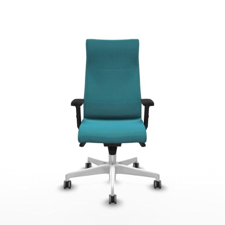 Albacete dirección sincro bali turquesa brazos 2D base blanca ruedas 65 engomadas