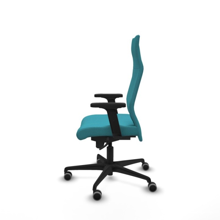 Albacete dirección sincro bali turquesa brazos 2D base nailon ruedas 65 engomadas