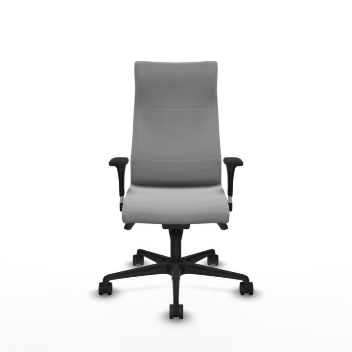 Albacete dirección sincro bali gris claro brazos 1D cromados base nailon ruedas 65 nailon