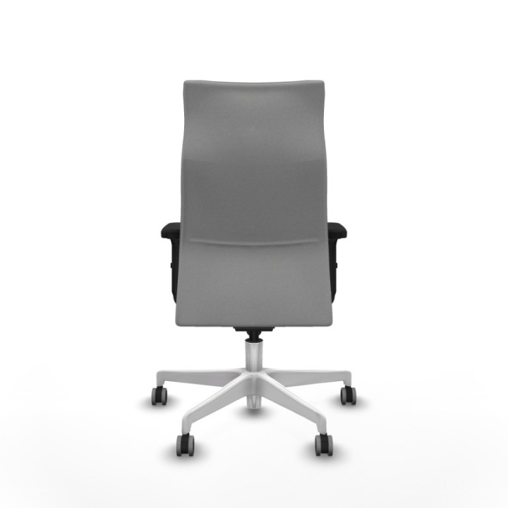 Albacete dirección sincro bali gris claro brazos 2D base blanca ruedas 65 engomadas