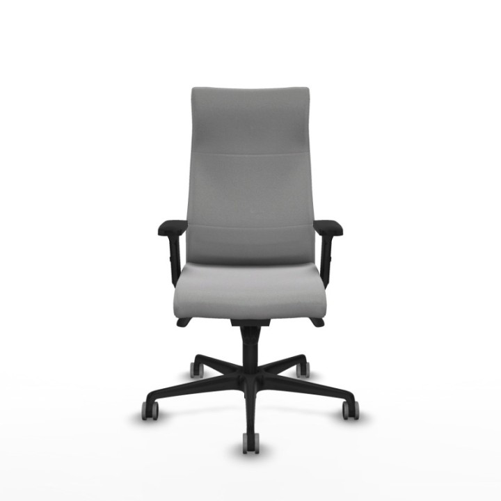 Albacete dirección sincro bali gris claro brazos 2D base nailon ruedas 65 engomadas