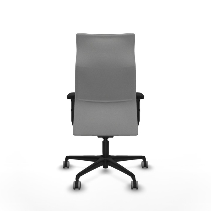 Albacete dirección sincro bali gris claro brazos 2D base nailon ruedas 65 engomadas