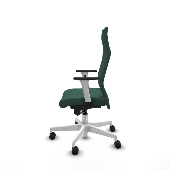 Albacete dirección sincro bali verde botella brazos 1D blancos base blanca ruedas 65 nailon