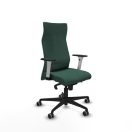 Albacete dirección sincro bali verde botella brazos 1D blancos base nailon ruedas 65 engomadas