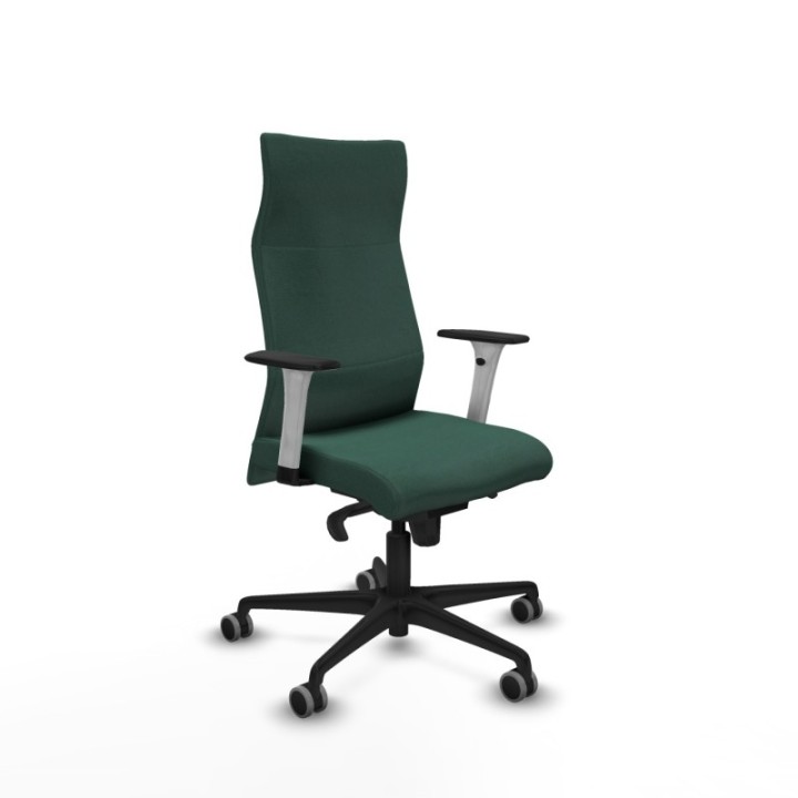 Albacete dirección sincro bali verde botella brazos 1D blancos base nailon ruedas 65 engomadas