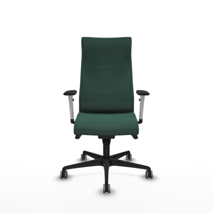 Albacete dirección sincro bali verde botella brazos 1D blancos base nailon ruedas 65 engomadas