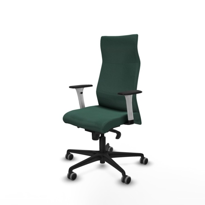 Albacete dirección sincro bali verde botella brazos 1D blancos base nailon ruedas 65 engomadas