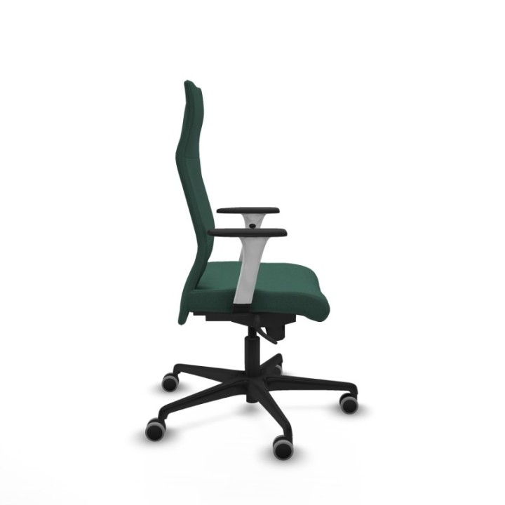 Albacete dirección sincro bali verde botella brazos 1D blancos base nailon ruedas 65 engomadas