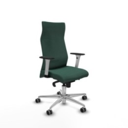 Albacete dirección sincro bali verde botella brazos 1D blancos base aluminio ruedas 65 engomadas