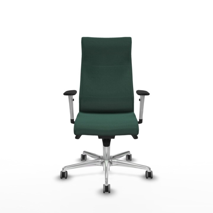 Albacete dirección sincro bali verde botella brazos 1D blancos base aluminio ruedas 65 engomadas