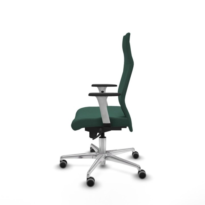 Albacete dirección sincro bali verde botella brazos 1D blancos base aluminio ruedas 65 engomadas