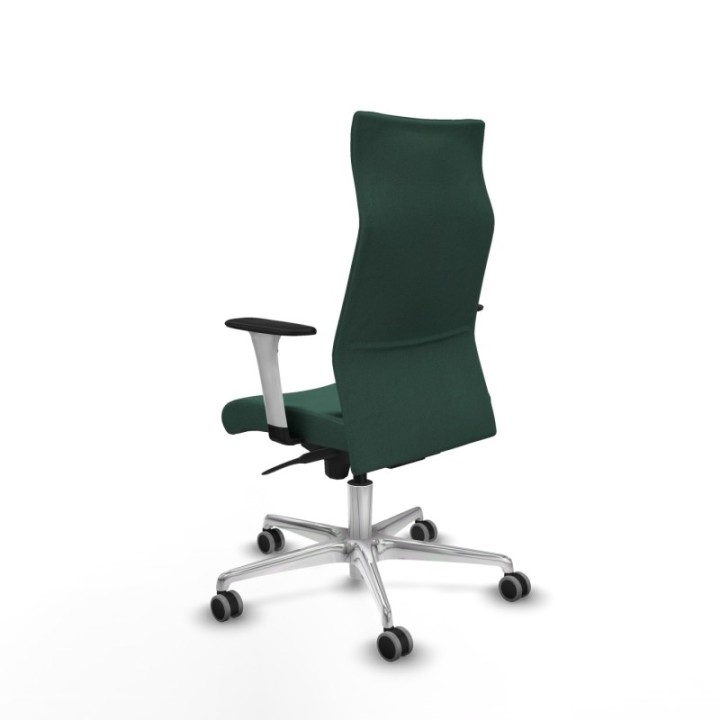 Albacete dirección sincro bali verde botella brazos 1D blancos base aluminio ruedas 65 engomadas