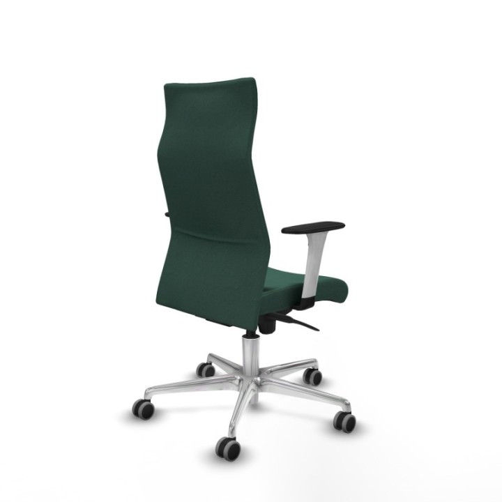 Albacete dirección sincro bali verde botella brazos 1D blancos base aluminio ruedas 65 engomadas