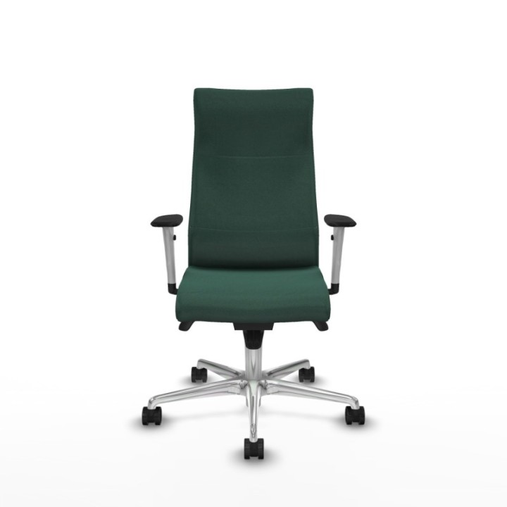 Albacete dirección sincro bali verde botella brazos 1D blancos base aluminio ruedas 65 nailon