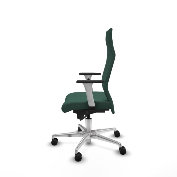 Albacete dirección sincro bali verde botella brazos 1D blancos base aluminio ruedas 65 nailon