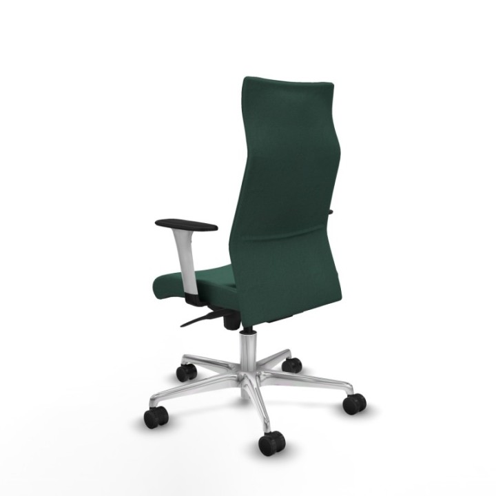 Albacete dirección sincro bali verde botella brazos 1D blancos base aluminio ruedas 65 nailon