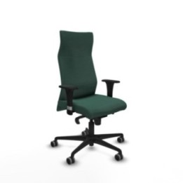 Albacete dirección sincro bali verde botella brazos 1D cromados base nailon ruedas 65 engomadas