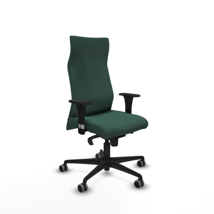 Albacete dirección sincro bali verde botella brazos 1D cromados base nailon ruedas 65 engomadas