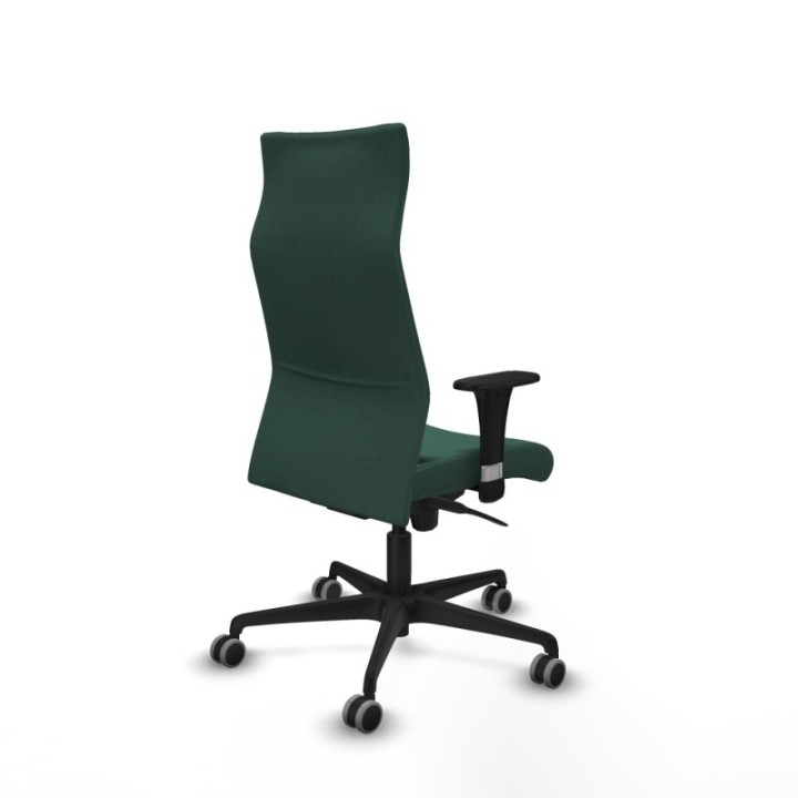 Albacete dirección sincro bali verde botella brazos 1D cromados base nailon ruedas 65 engomadas