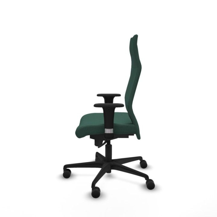 Albacete dirección sincro bali verde botella brazos 1D cromados base nailon ruedas 65 nailon