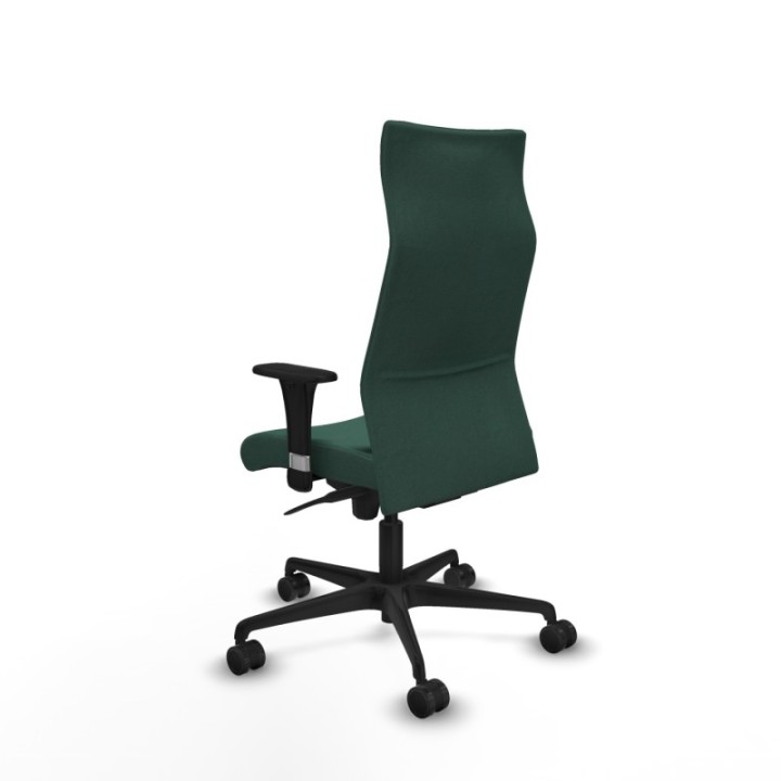 Albacete dirección sincro bali verde botella brazos 1D cromados base nailon ruedas 65 nailon