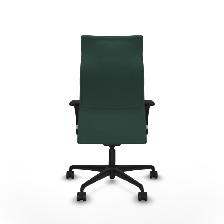 Albacete dirección sincro bali verde botella brazos 1D cromados base nailon ruedas 65 nailon