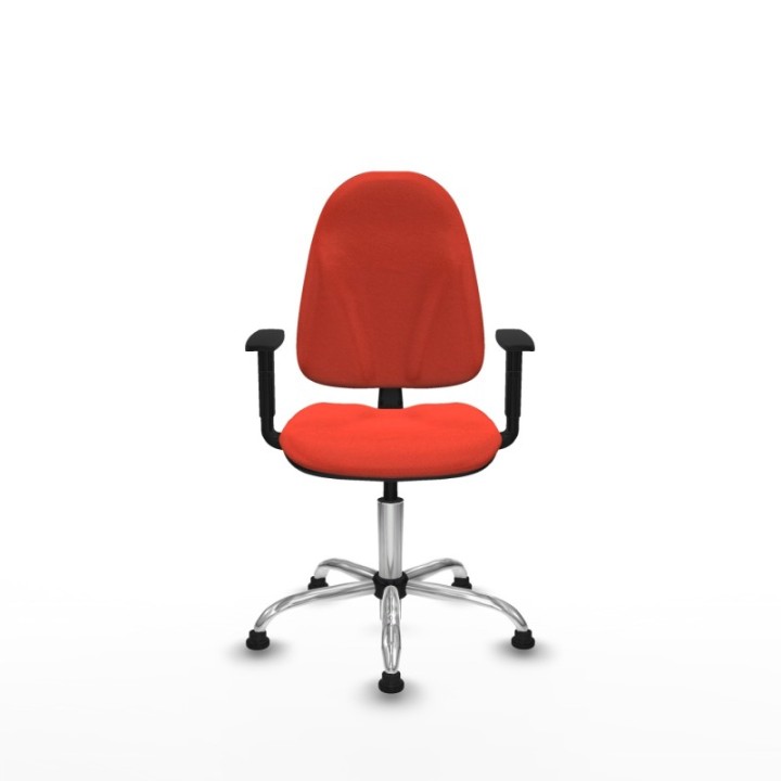 Algarra CP bali naranja oscuro brazos 1D base cromada topes